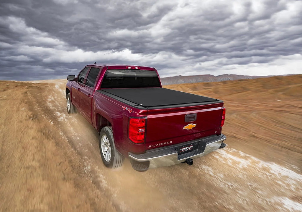 TruXedo Pro X15 Soft Roll Up Truck Bed Tonneau Cover | 1447901 | Compatible with 2012 - 2018, 2019 - 2020 Classic Dodge Ram 1500, 2012-21 2500/3500 w/RamBox 6' 4" Bed (76.3")