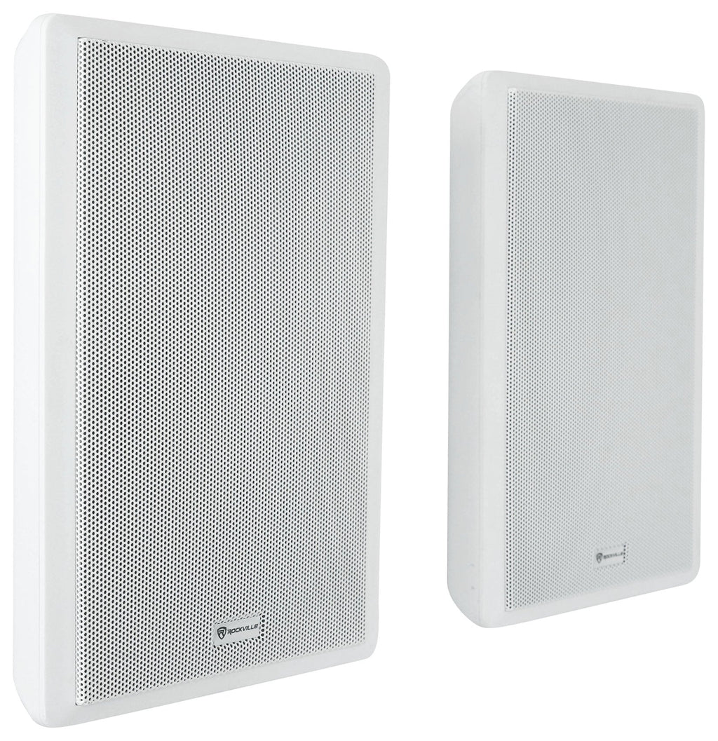 6-Zone Amplifier+4  Pendant+8 Slim White Wall Speakers 4 Restaurant/Bar/Cafe
