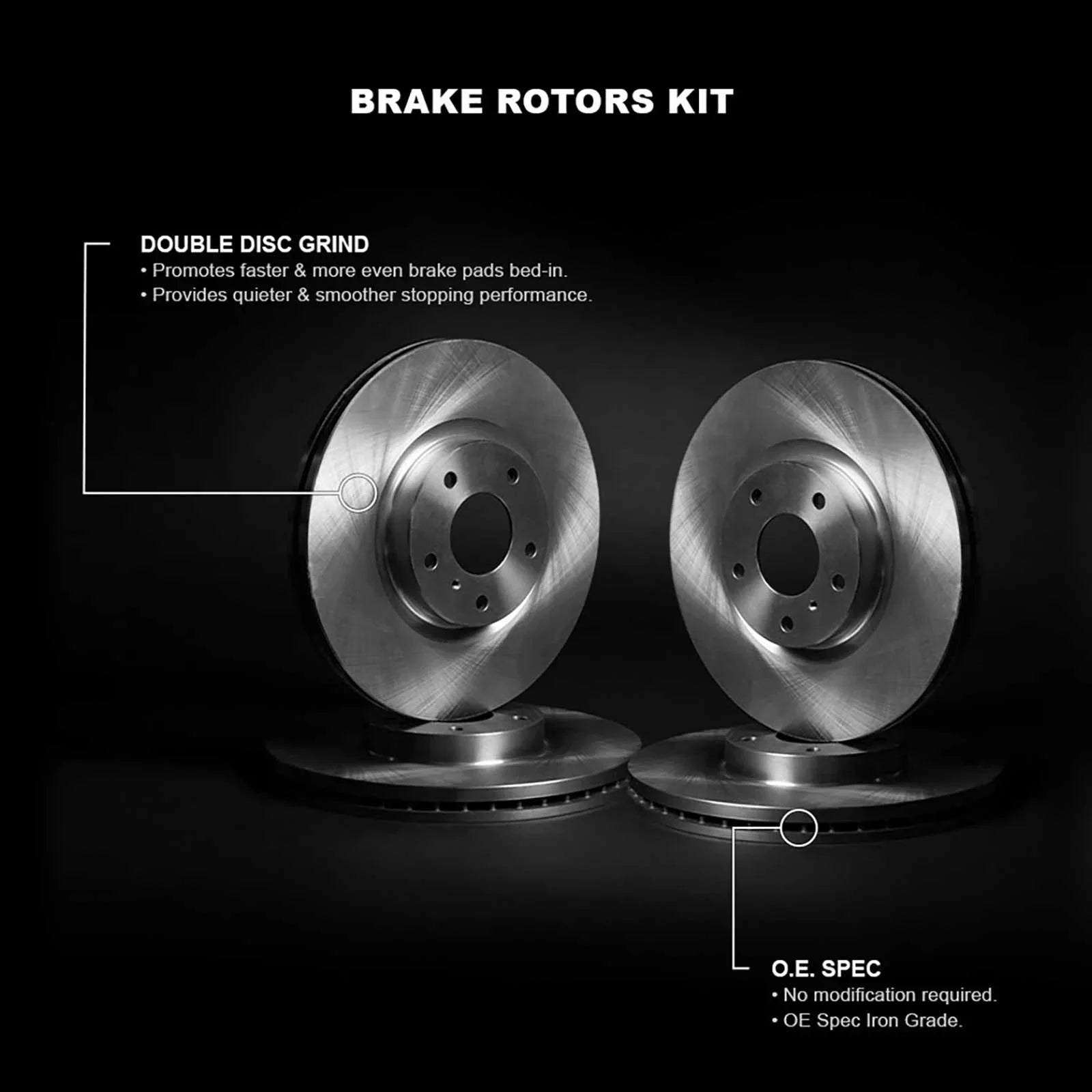 R1 Concepts Wfpn2 54100 R1 Concepts Brake Rotor Blank Fits select: 2013-2014  C- , 2017  C-