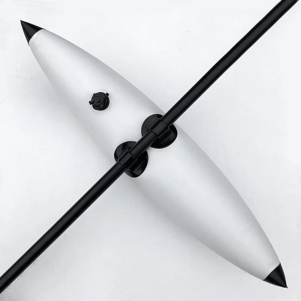 Heavy Duty Durable  Inflatable Outrigger Stabilizer ing Buoy for Kayak Canoe Standing Beginners White