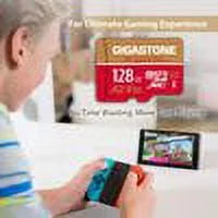 Gigastone 128GB Micro  Card, 4K Game Pro, Nintendo Switch Compatible, A2 Run App, 4K Video Recording, Micro  R/W up to 100/50MB/s, 5 Pack (5x128GB)