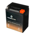 Chrome Battery YTX14AHL- (14AHL- 12 Volt,12 Ah, 210 ) Motorcycle Battery for Kawasaki 500cc Ex500-a 1993