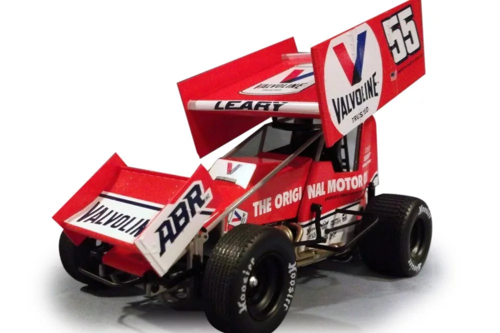 2021 Winged Sprint Car, #55 C.J. Leary "Valvoline" - Acme A1809515 - 1/18 scale Diecast Car