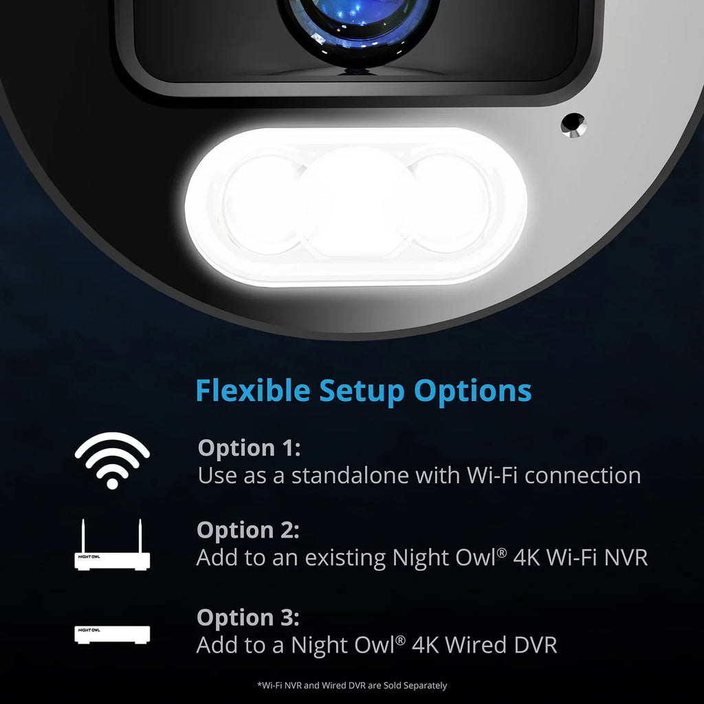 Night Owl Wi-Fi  4K  Camera with 2-Way Audio