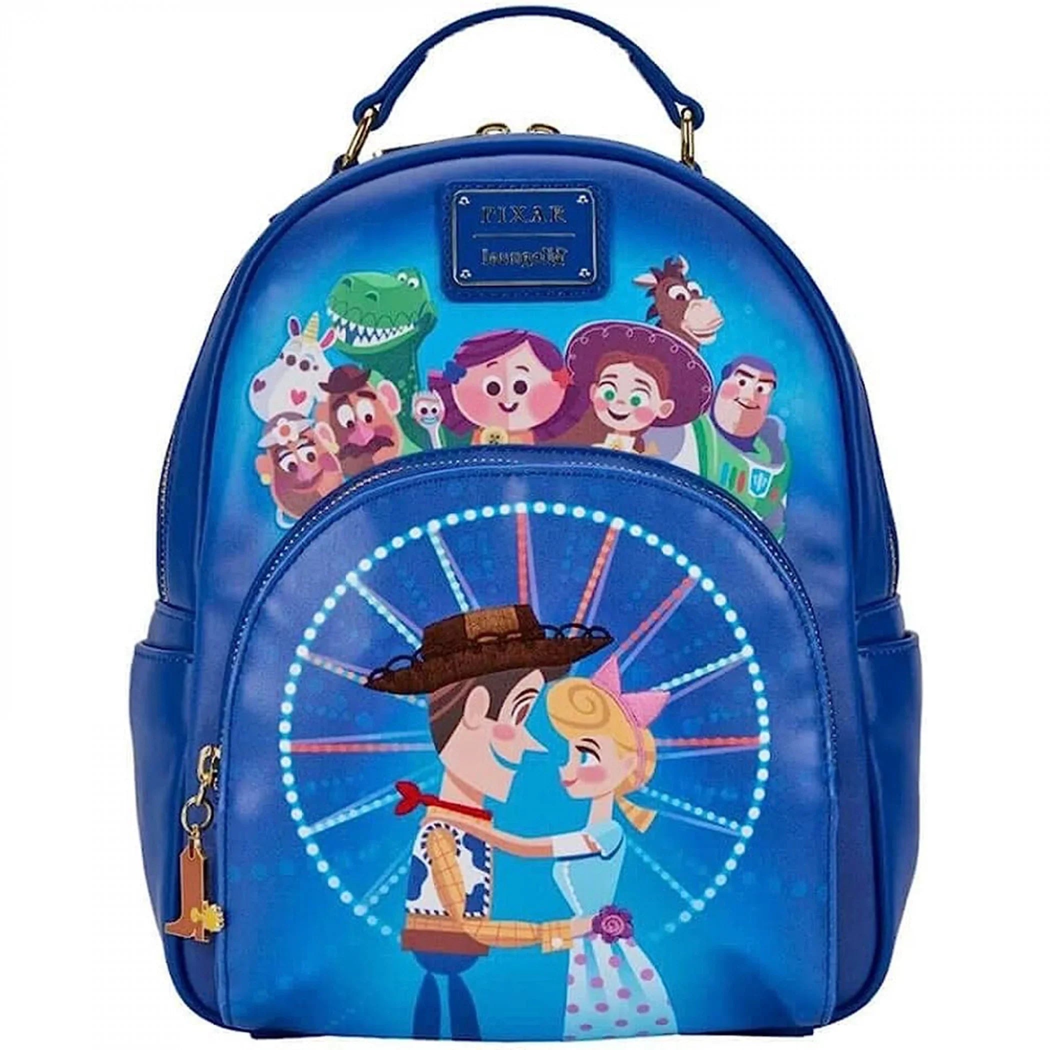 Loungefly Disney Pixar Moment Toy Story Woody Bo Peep Womens Double Strap Shoulder Bag Purse