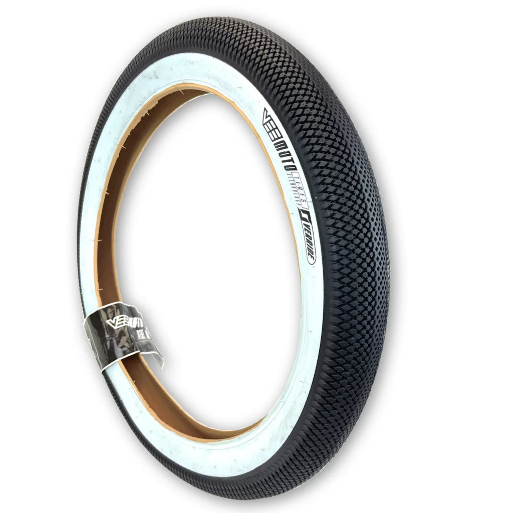 Vee Tire 22x3.0 Bike Tire, Whitewall Speedster E-Bike 50 Performance Compound