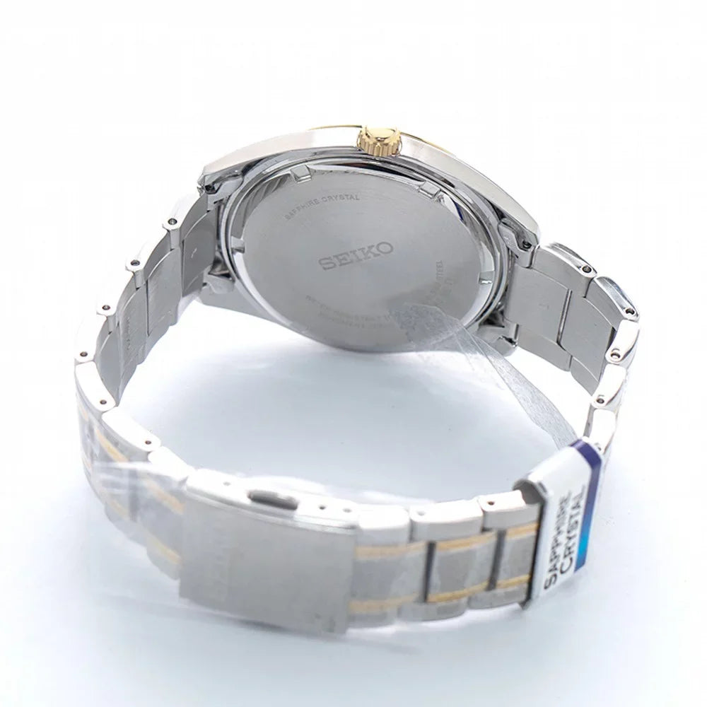 Seiko Quartz White Dial Two-tone Men's Watch SUR312P1