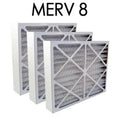 16x20x4  8 Pleated Air Filter 3PK | 15.5x19.5x3.625 - Actual Size