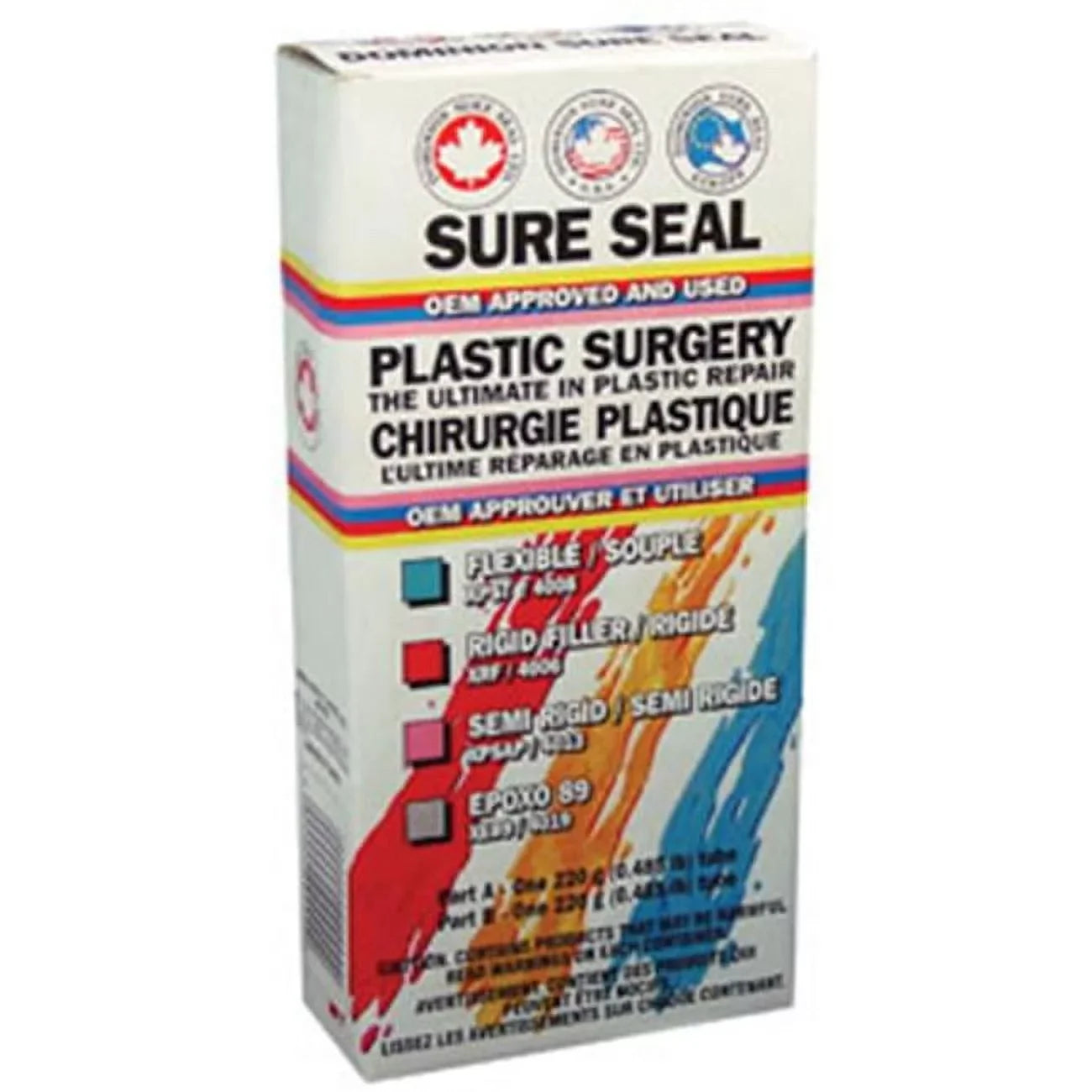 Dominion Sure Seal 4006 Rigid Epoxy Plastic Repair Adhesive Filler (15.5 oz)