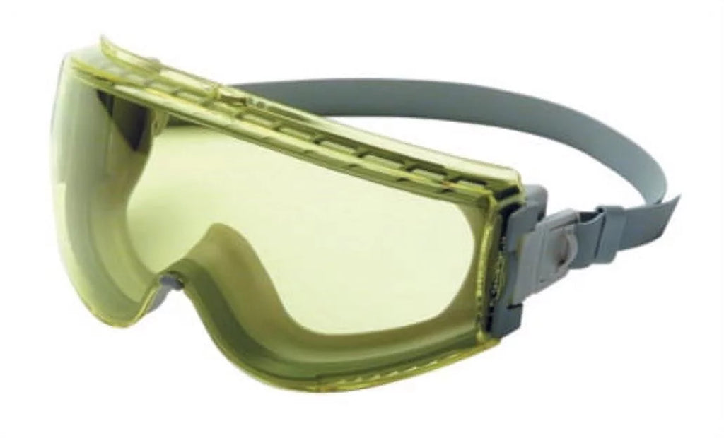 Uvex by Honeywell Stealth Impact Splash Goggles With Gray Frame, Amber Uvextreme Anti-Fog Lens And Neoprene Headband