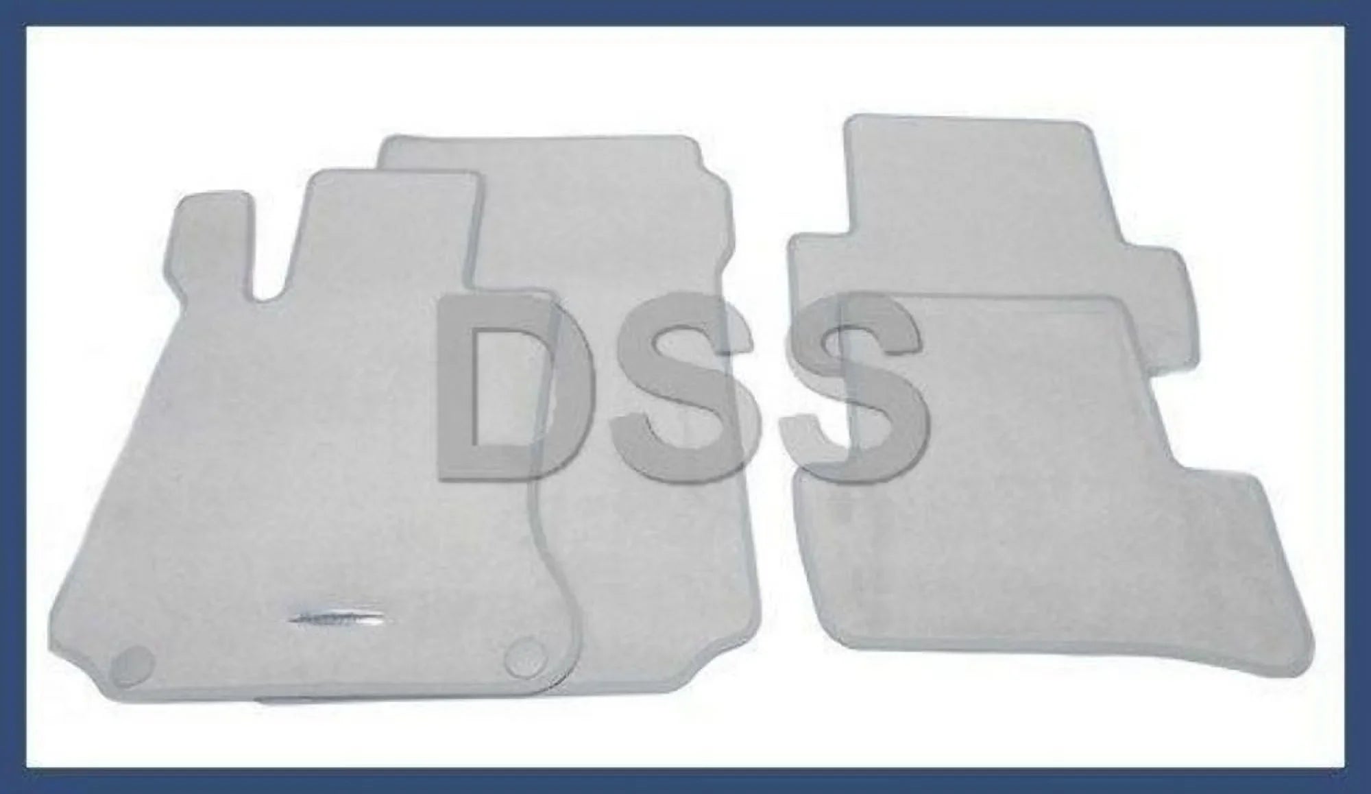 New Genuine Mercedes C250 C300 C350 Carpeted Floor Mat Set Beige  Cloth Set