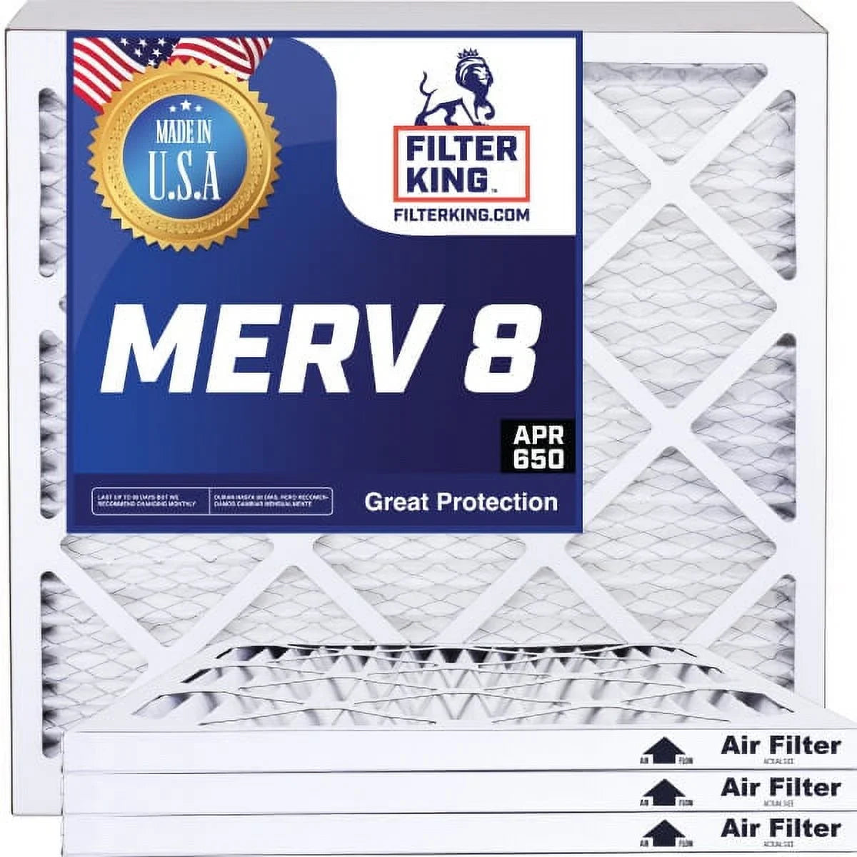 Filter King 4x49x1a Air Filter | 4- |  8  Pleated A/C Furnace Filters |    | Actual Size: 4 x 49 x .75"