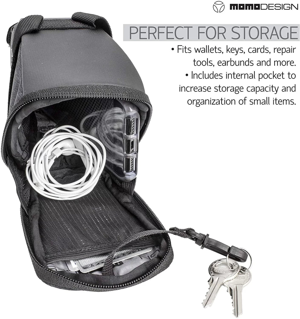Bike  Saddle Bag  Weather Safe  Perfect for Storage  Led Tail Light & Reflective Design  Capacity of 1.2 L