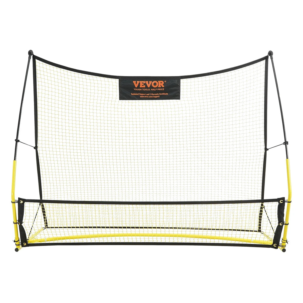 71"x40" Soccer Trainer 2--1 Portable Soccer Rebounder Net Portable Bag
