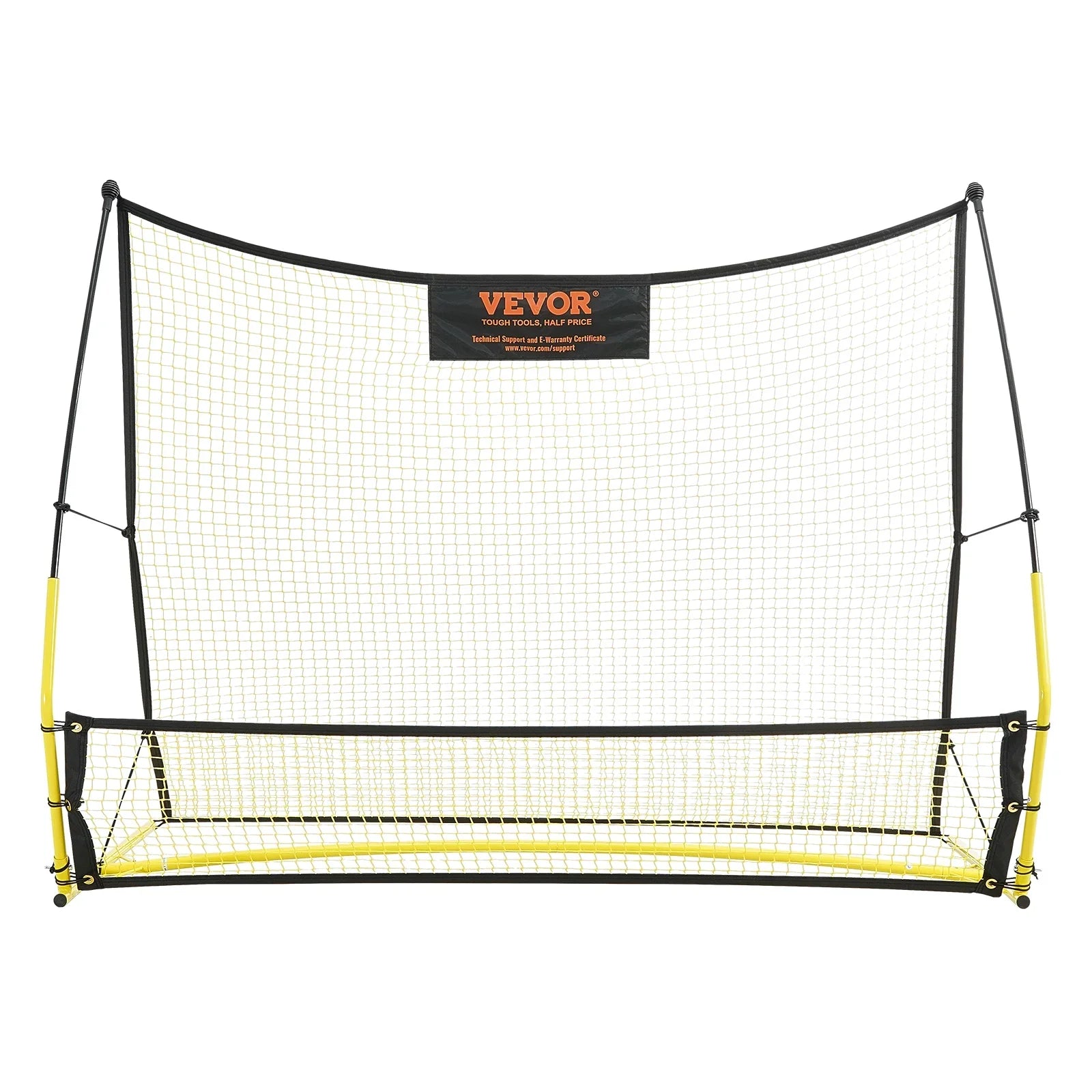 71"x40" Soccer Trainer 2--1 Portable Soccer Rebounder Net Portable Bag