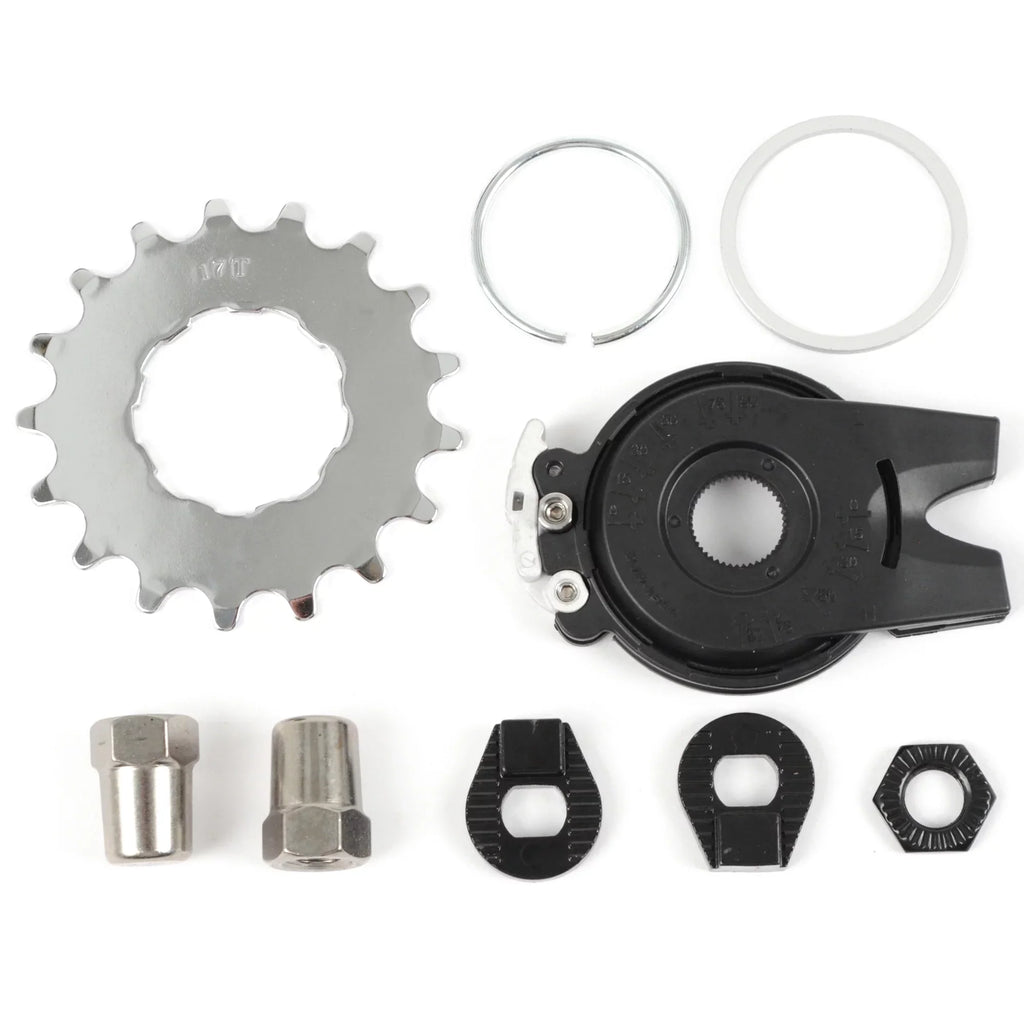 NuVinci N330  Internal Gear Bicycle Rear Hub Black 32h Roller Brake // New C3