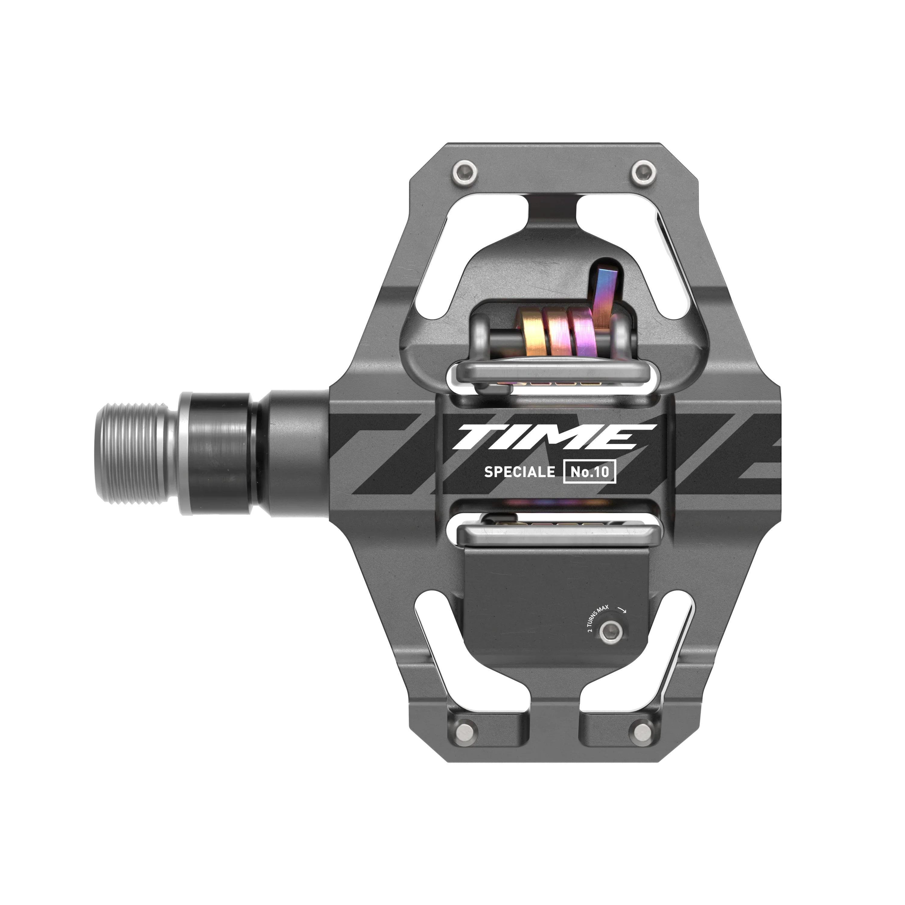Time Speciale 10 Pedals - Dual Sided Clipless with Platform, Aluminum, 9/16", Gray, Small, B1