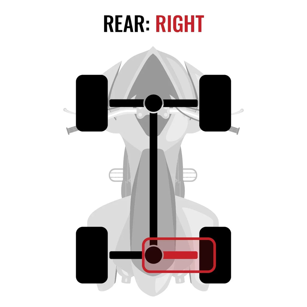 Sixity  Rear Right Axle compatible with Can-Am Outlander  1000 2015 -  4X4