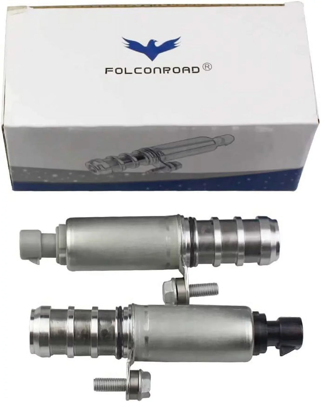 [2 Pcs] Intake + Exhaust Camshaft Position Actuator Solenoids For  Chevy Malibu  Buick Pontiac 2.0L 2.2L 2.4L 12655420 12655421