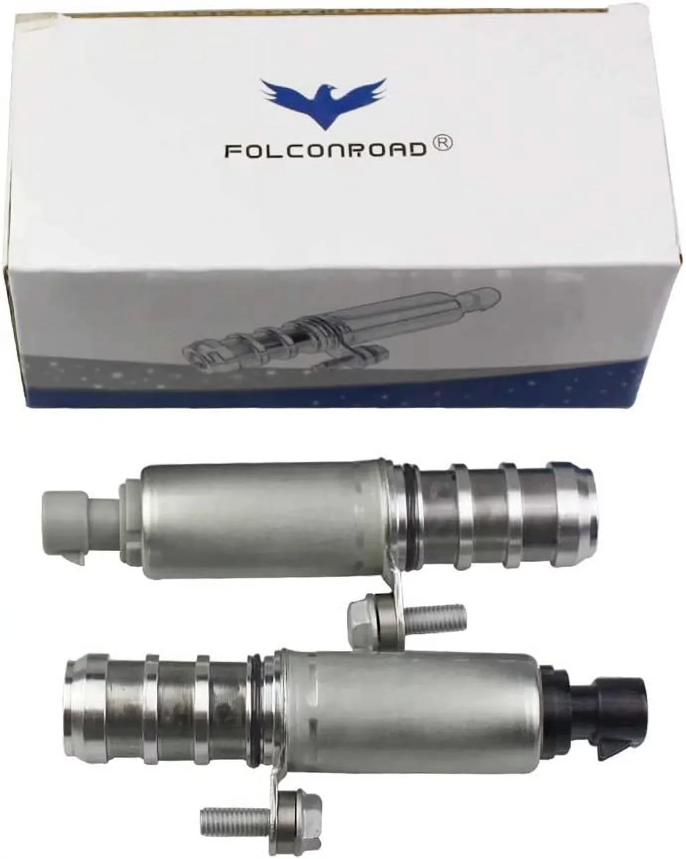 [2 Pcs] Intake + Exhaust Camshaft Position Actuator Solenoids For  Chevy Malibu  Buick Pontiac 2.0L 2.2L 2.4L 12655420 12655421
