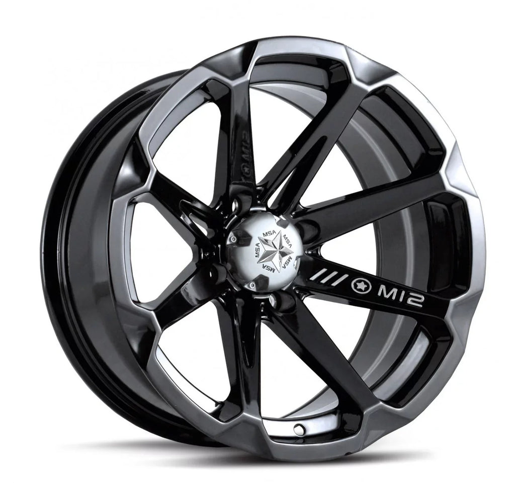 Black Diesel 14" Wheels 28" Versa Cross V3 Tires Honda Pioneer