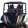 Clearly Tough Yamaha Wolverine X4 / X2 Full Folding Windshield (2020 and older) -  - Extreme Versatility! Premium polycarbonate w/Hard Coat. Made in America!