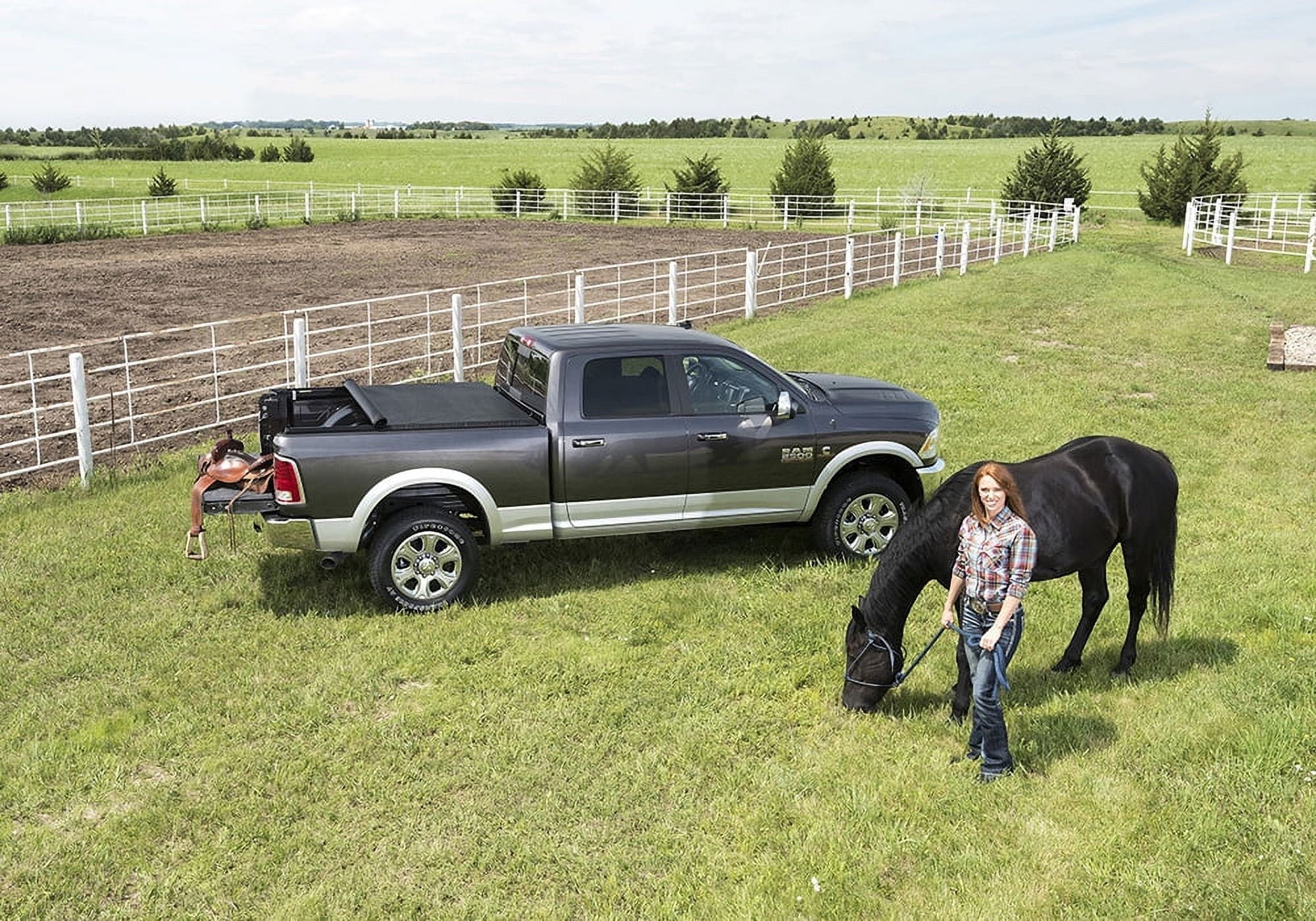 Truxedo Truxport Soft Roll Up Truck Bed Tonneau Cover | 278601 | Compatible with 2004-2008 Ford F-150 8' Bed (96")