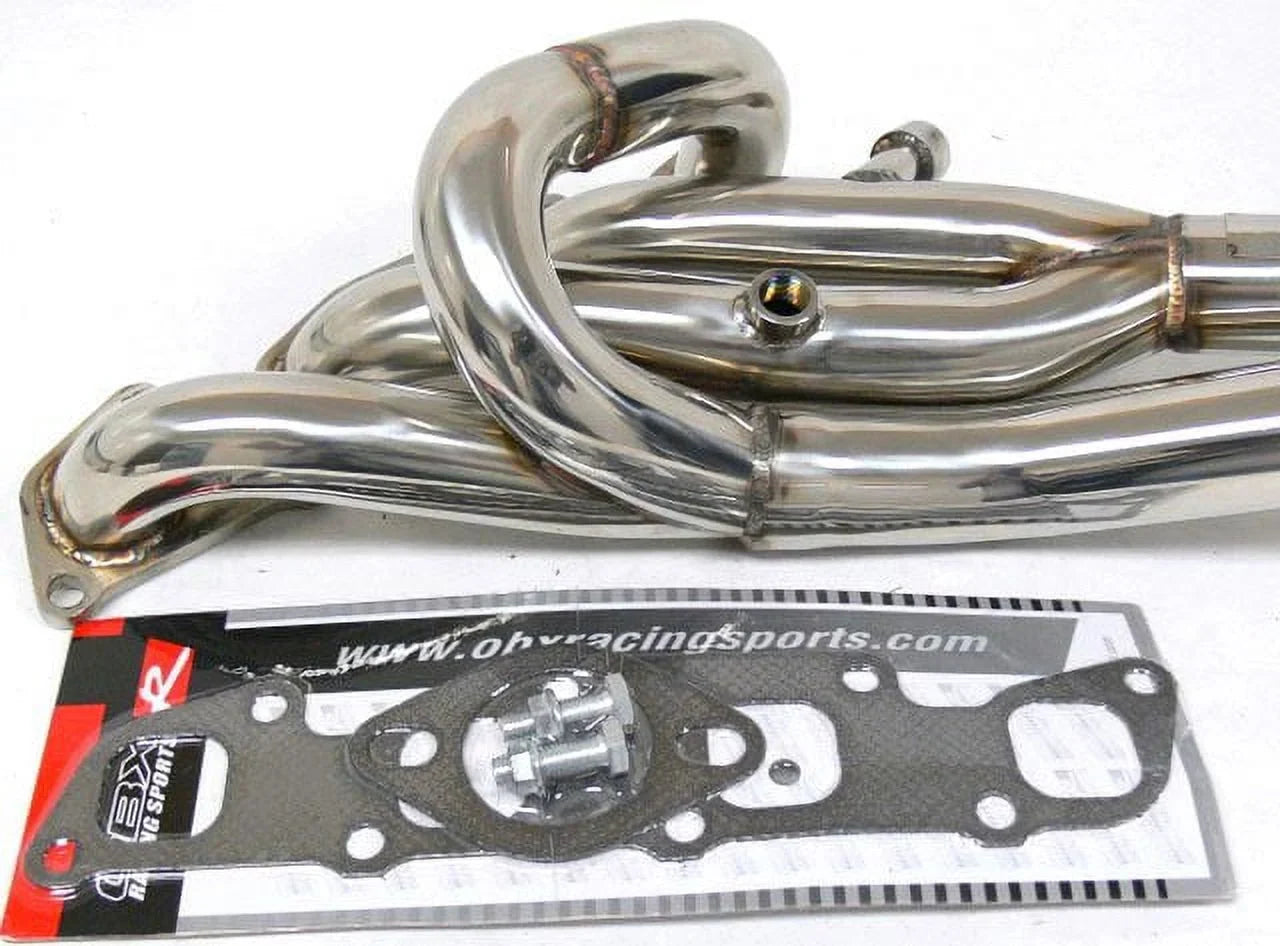Stainless Header Fitment For 95 to 98 Nissan 240SX 2.4L 16V KA24DE  By -