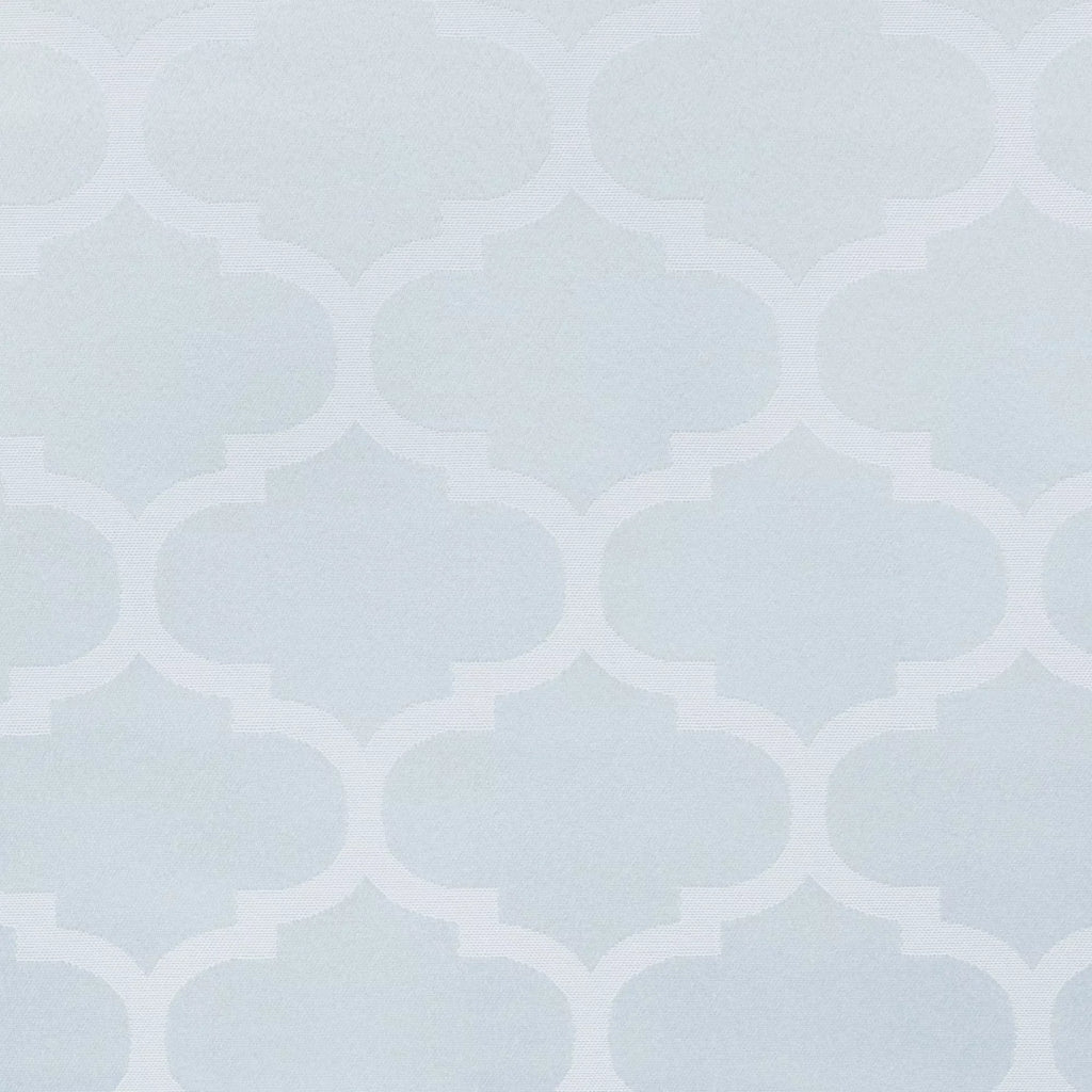 Exclusive Home Montague Trellis Total Blackout Roman Shade, 34"x64", Silver