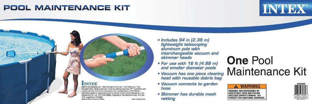 10' x 30" Prism Frame Above Ground Swimming Pool and Maintenance Kit