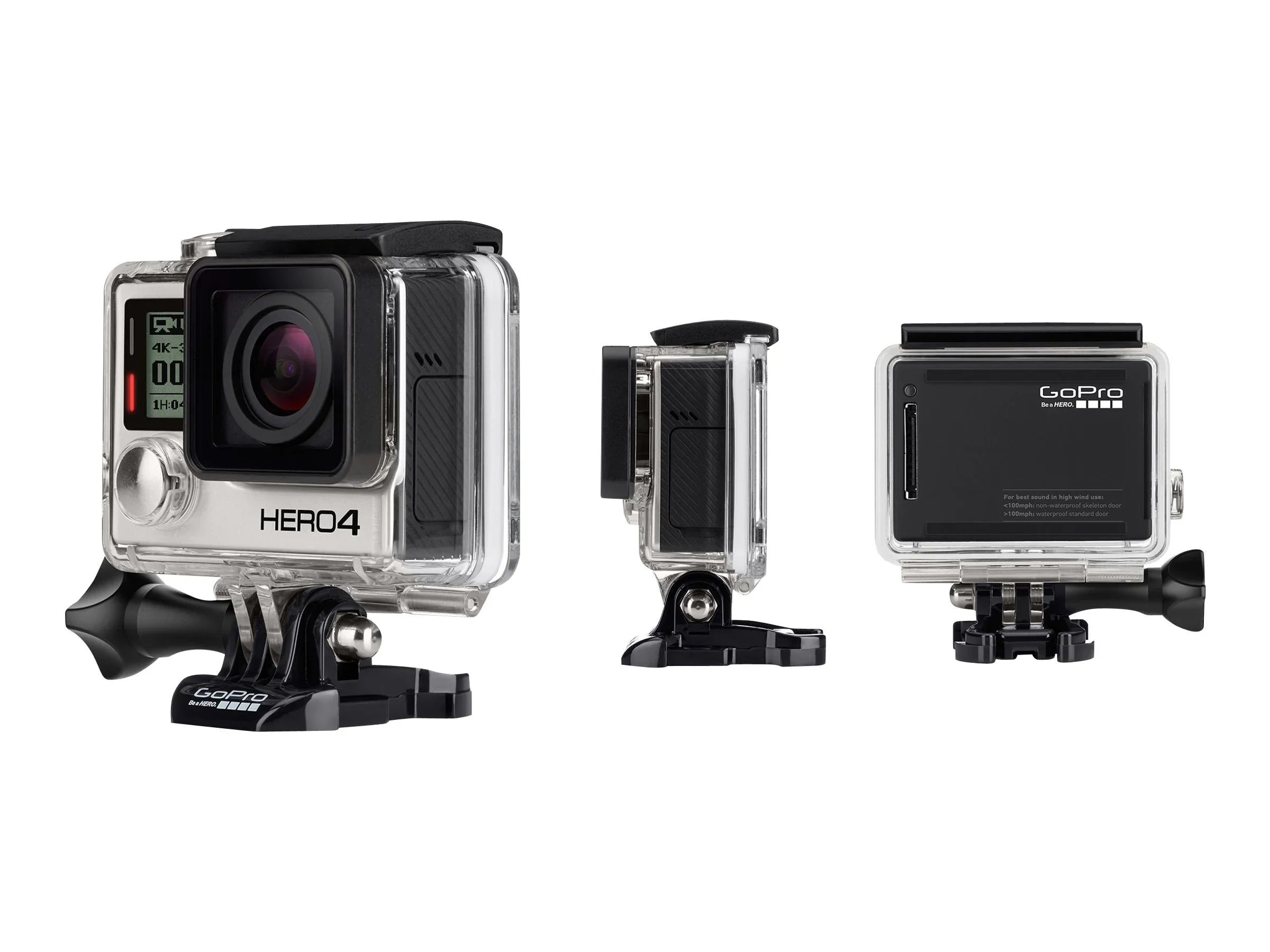 GoPro HERO4 - Black Edition - action camera - 4K - 12.0  - Wireless , Bluetooth - underwater up to 131.2 ft