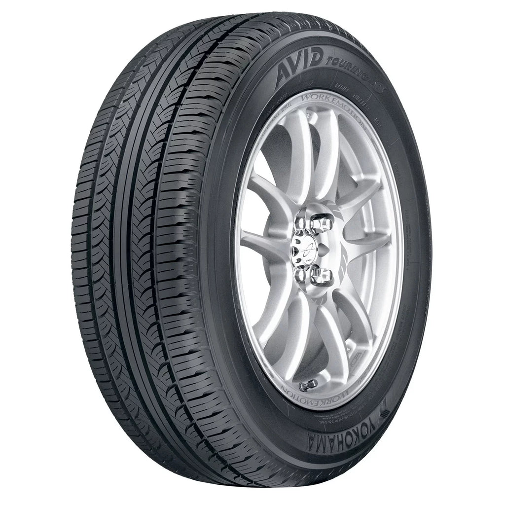 Set of 4 Yokohama Avid Touring-S 225/65R17 102T Tires Fits: 2014-23 Chevrolet Equinox , 2007-16 Honda -V -L