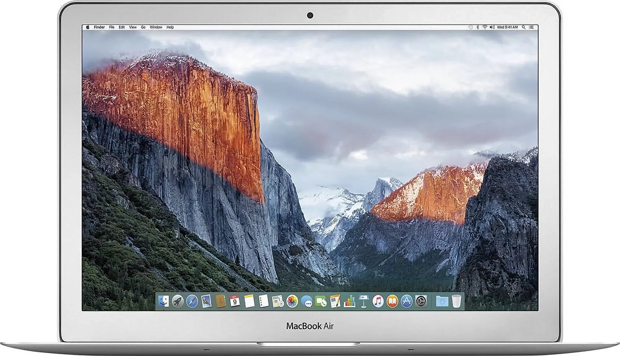 Apple MacBook Air 13-inch (i5 1.6GHz, 128GB ) (Early 2015, MJVE2LL/A) - Silver Bundle with Black Zipper Sleeve + Laptop Starter Kit + Cleaning Kit (Refurbished)
