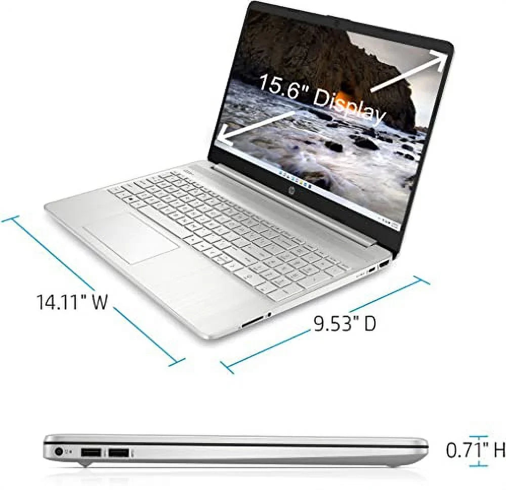 2023 Newest Laptop, 15.6" Touchscreen Display, Intel Core i3-1115G4 Processor, 32GB , 1TB , Intel Iris Xe Graphics, Wi-Fi, Bluetooth, Webcam, Windows 11 Home in S Mode, Natural Silver