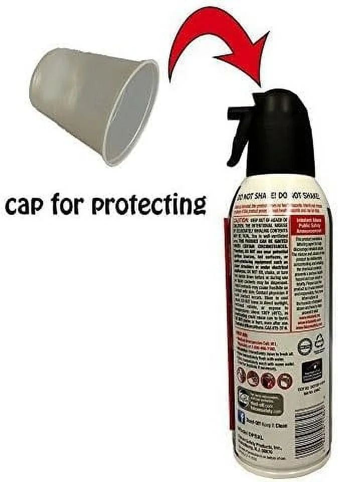 Dust-Off Disposable Compressed Gas Duster, 10 oz Cans, 6 Pack