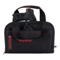Ruger 11 In Handgun Gun Case Tote with Pocket, Black, Polyester, Model 3645