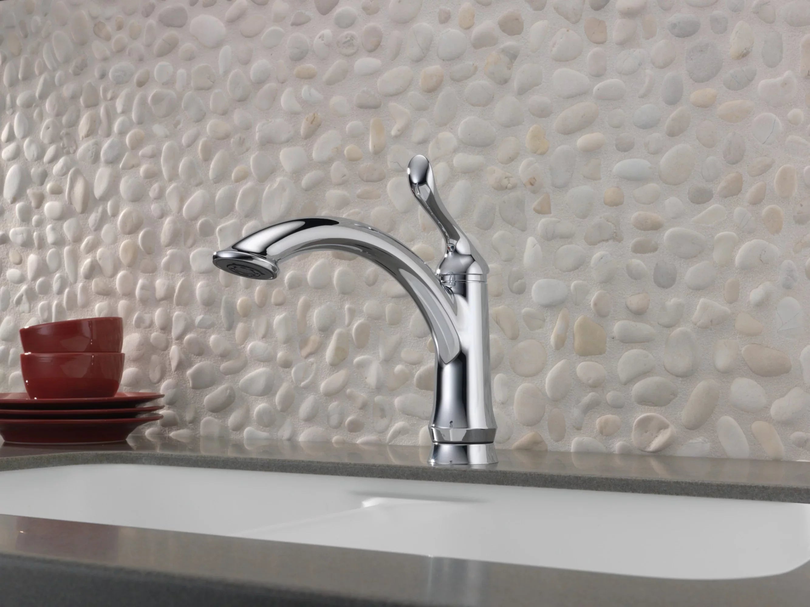 Delta 1353-Dst Linden Kitchen Faucet - Bronze