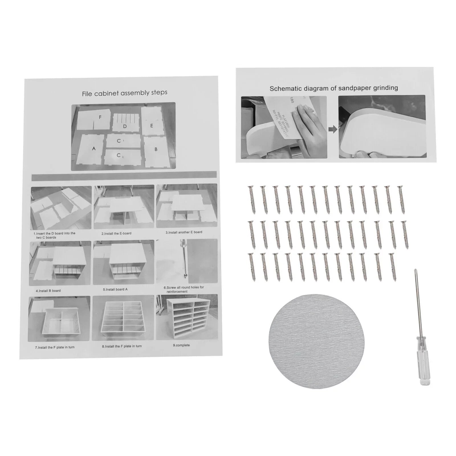 27 Slots File Sorter Literature Organizer Mail Paper Storage Holder Open Design