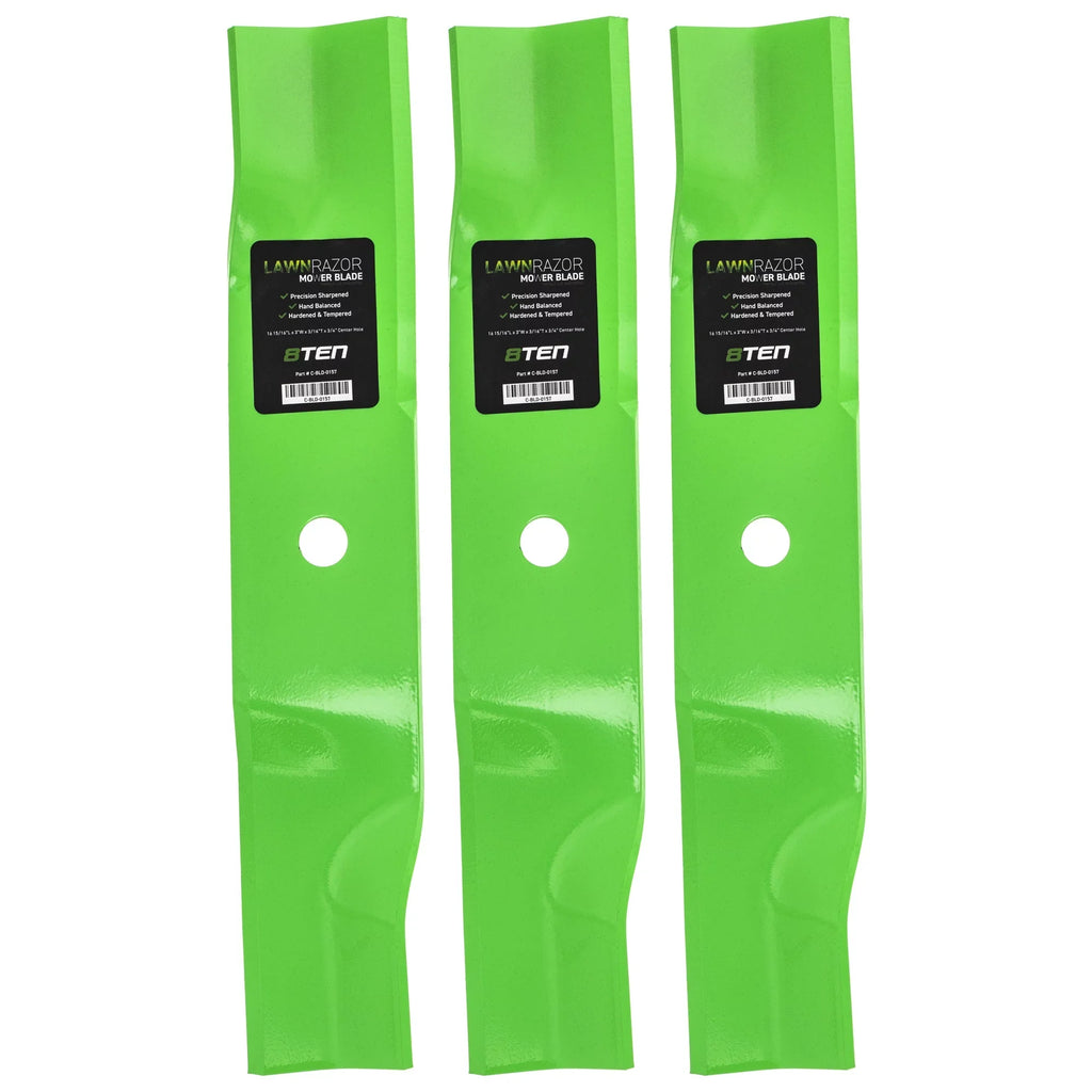 LawnRAZOR High Lift Blade for  Cub Cadet 942-04417 3 Pack 810-CBL2379D