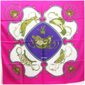 Pre-Owned Hermes Scarf Carre 90 "" Springs Pink  | For Ladies (Good)