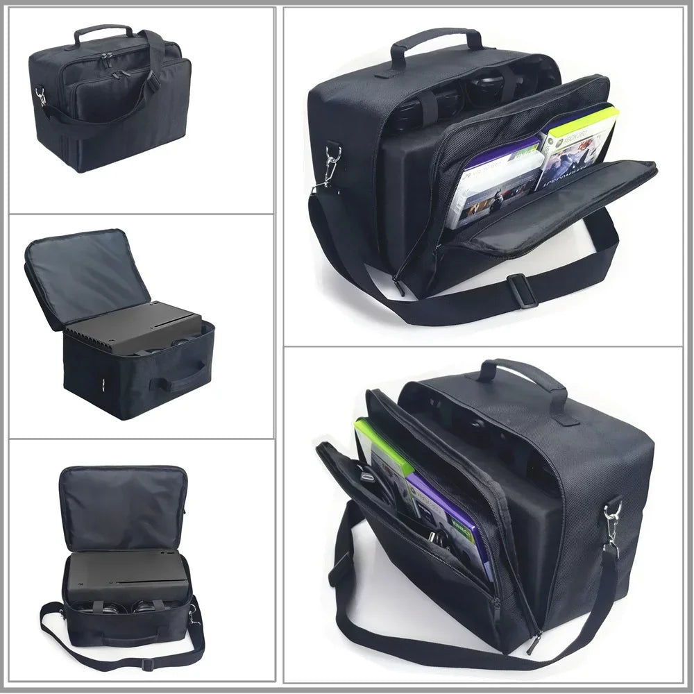 Protective Carrying Case for Xbox Series X- Travel Bag Carrying Case for Xbox Series X Console, Controller, Cables and Other Accessories