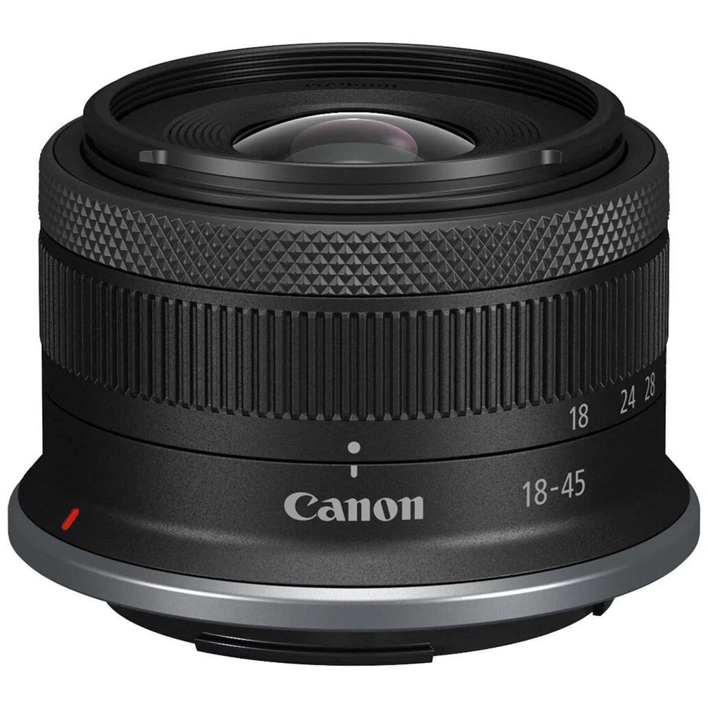 Canon  R7 Mirrorless Camera with -S 18-45mm Lens + Mount Adapter + 2 Pack SanDisk 32GB Memory Card + Case + ZeeTech Accessory