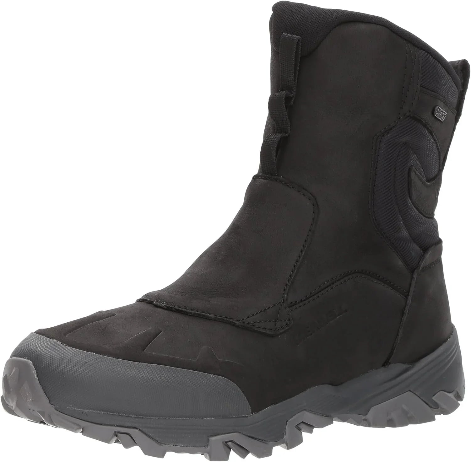 Merrell Men's  + 8" Zip Polar Waterproof Snow Boot, Black, 7 M