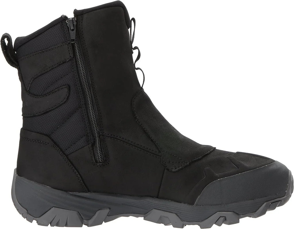 Merrell Men's  + 8" Zip Polar Waterproof Snow Boot, Black, 7 M