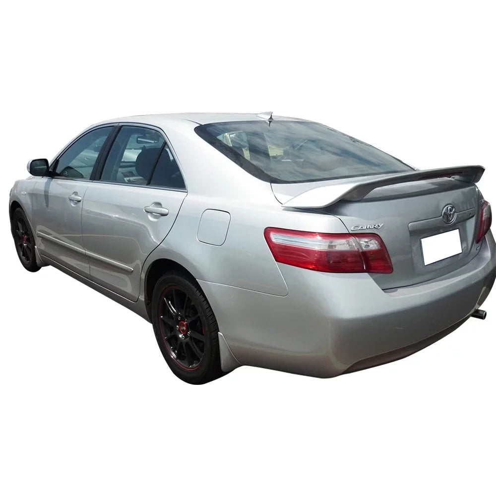 Ikon Motorsports Compatible with 07-11 Toyota Camry  Style Rear Trunk Spoiler Wing Matte Black  Plastics 2007 2008 2009 2010 2011