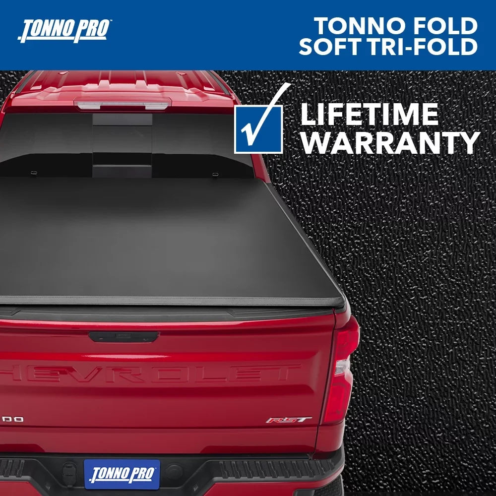 Tonno Pro Tonno Fold, Soft Folding Truck Bed Tonneau Cover | 42-318 | Fits 2019 - 2023 Ford Ranger 6' 1" Bed (72.7")