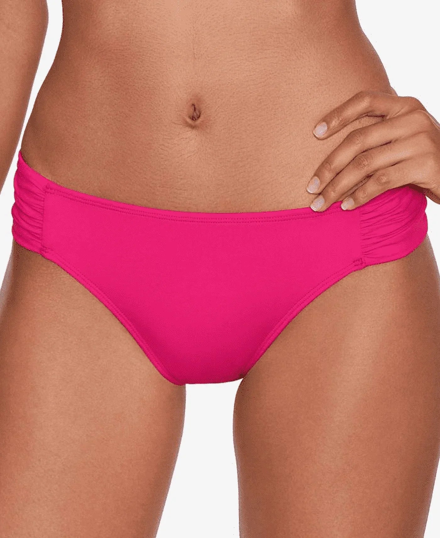 Ralph Lauren  Shirred Side Tab Hipster Swim Bottom,  16