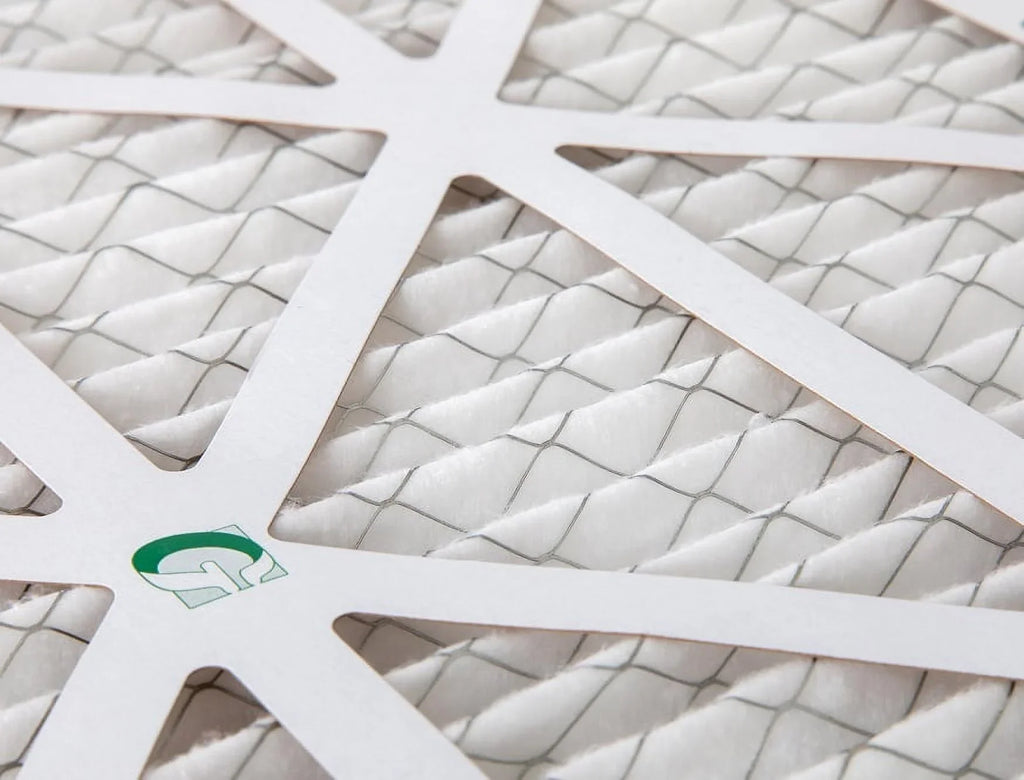 14x14x1  13 Pleated  Furnace Air Filters by Glasfloss Industries. 6 Pack