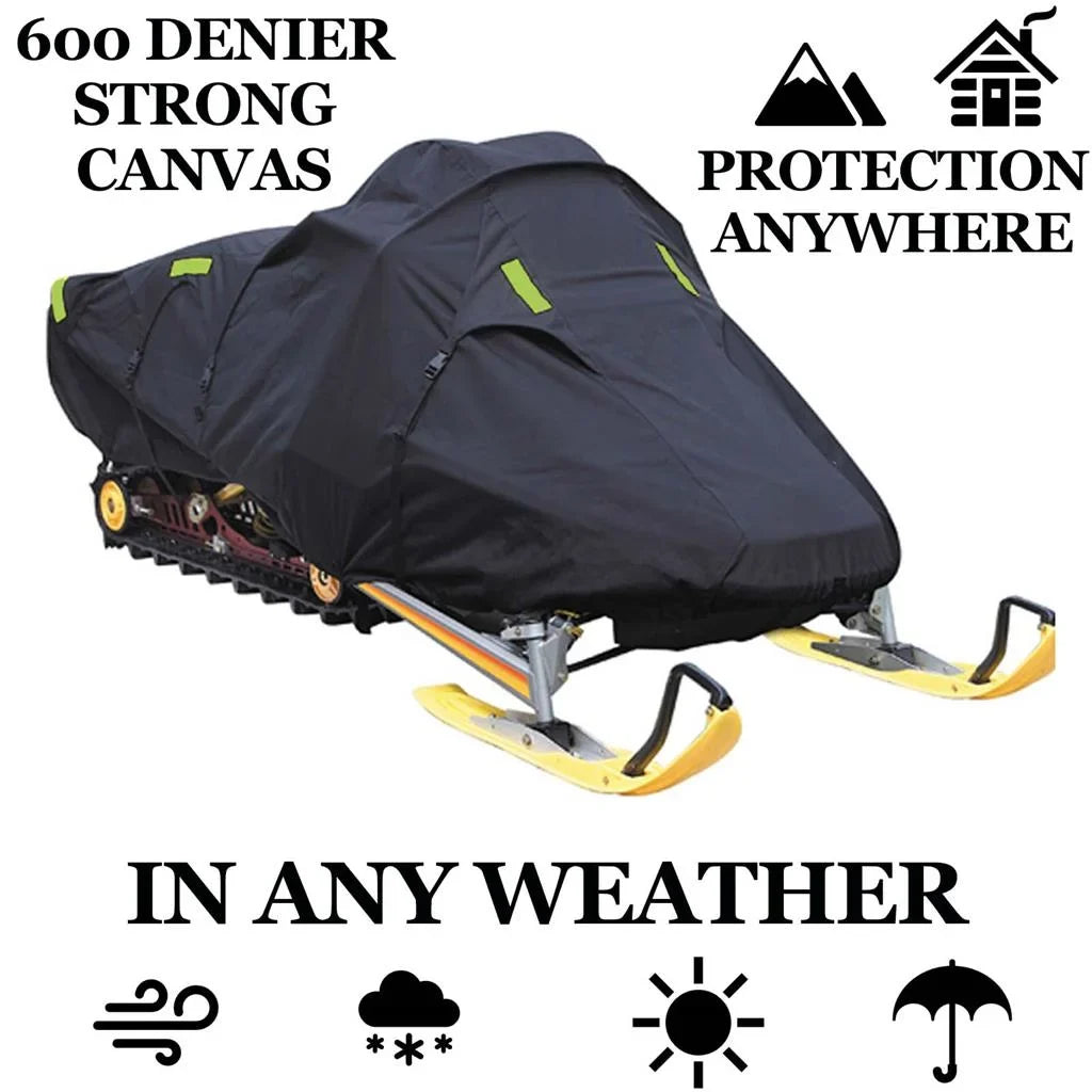 Snow Cover Compatible for 2020-2020 Arctic Cat snowmobile model M 8000      165, Trailerable 600 Denier Snow Machine Sled Gear