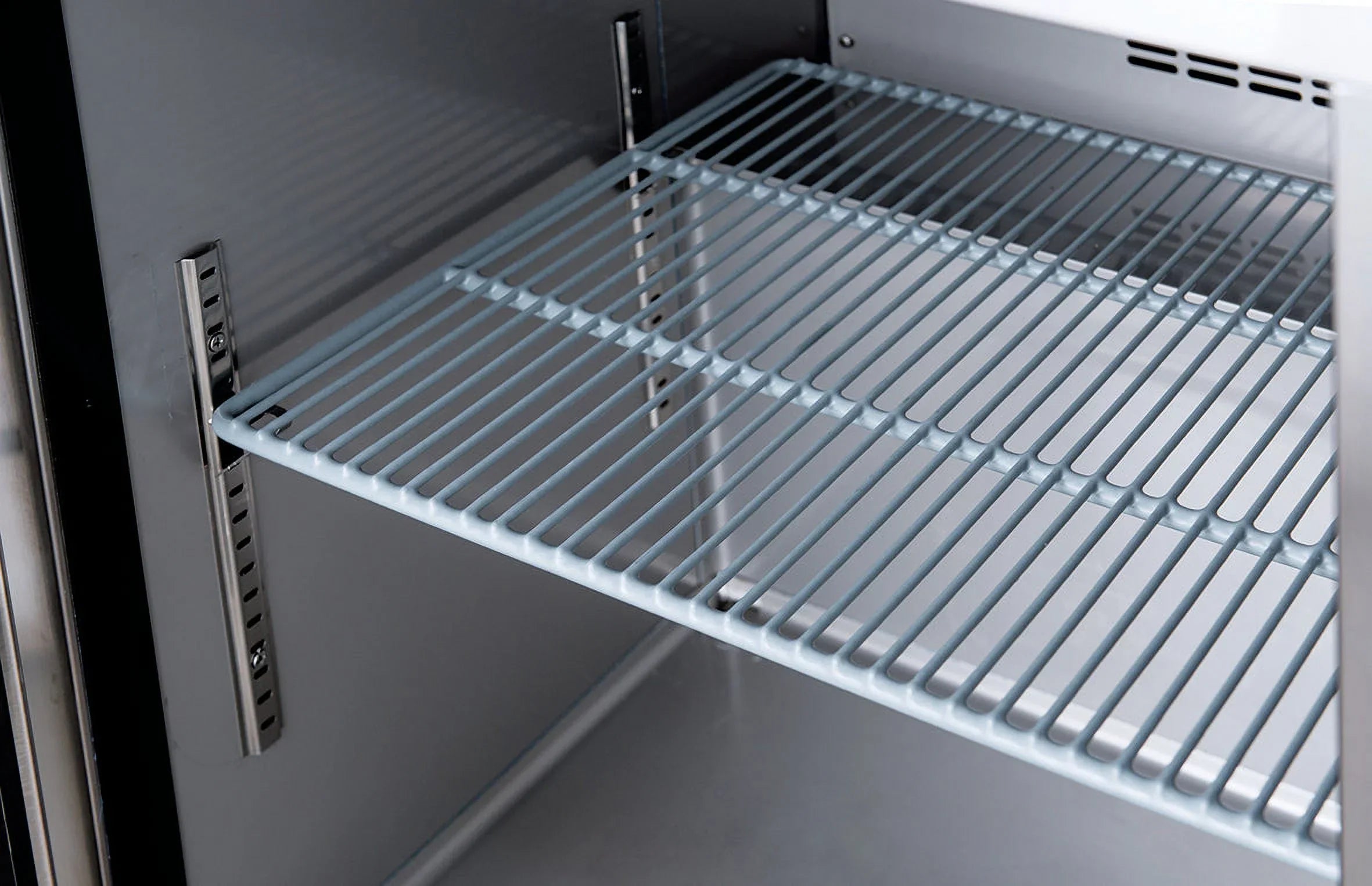 72 in. Three Door Undercounter Commercial Stainless Steel Refrigerator 18.96 cu. ft.